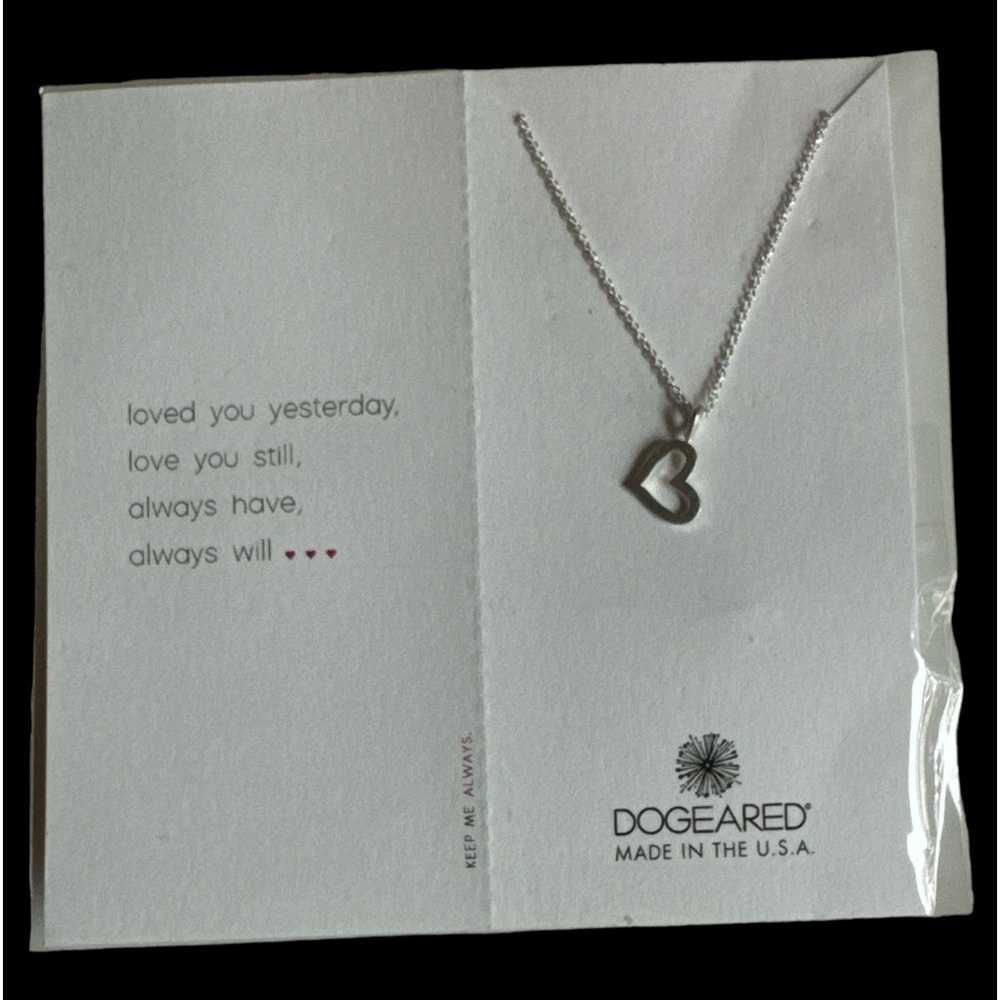 Dogeared SS Heart Necklace NEW